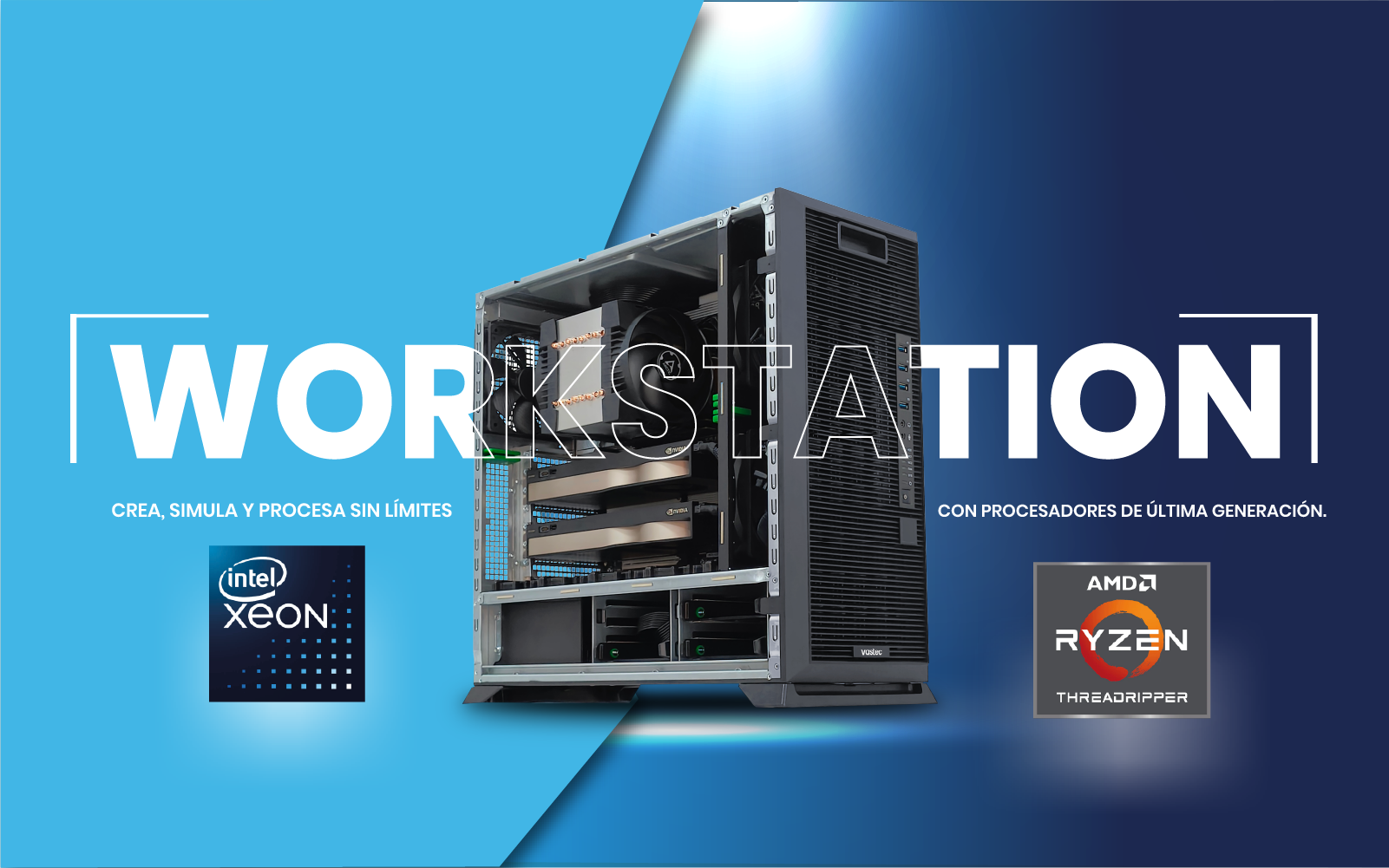 workstation vastec intel threadripper